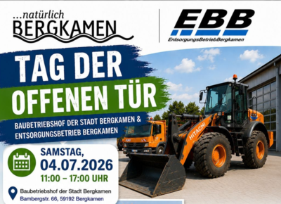 Plakat Tag der offenen Tür Baubetriebshof
