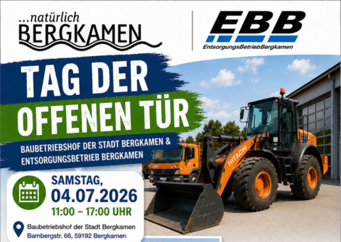 Plakat Tag der offenen Tür Baubetriebshof