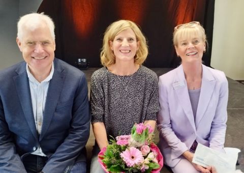 Bürgermeister Thomas Heinzel, Vera Deckers und Gleichstellungsbeauftrage Elke Neumann