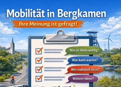 Aufruf zur Mobilitätsbefragung