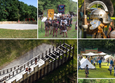 Szenen aus den Römerpark mit Römern