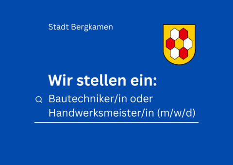 Stellenanzeige Bautechniker und Handwersmeister