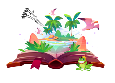 Märchenbuch aus dem Noten kommen