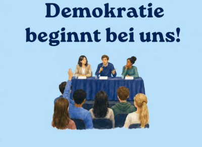Poster Veranstaltung Demokratie beginnt bei uns