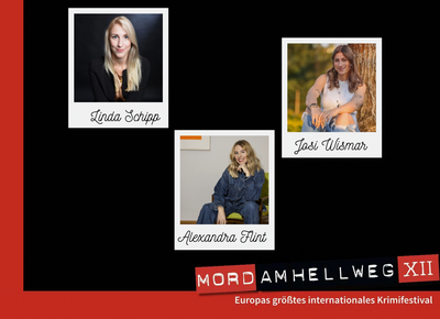 Mord am Hellweg Plakat mit Josi Wismar, Linda Schipp, Alexandra Flint
