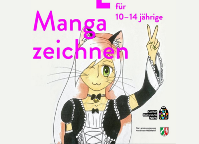 Poster Manga Workshop Jugendkunstschule