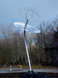 Lichtkunstwerk "Blick in die Zukunft"