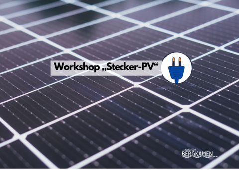 Stecker Photovoltaik Anlage