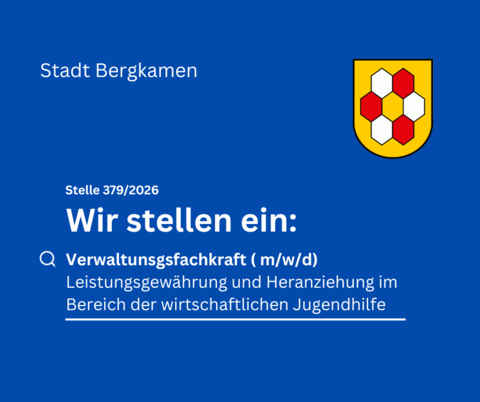 Stellenanzeige Verwaltungsfachkraft