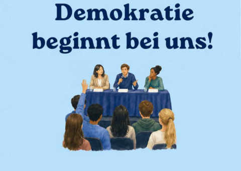 Poster Veranstaltung Demokratie beginnt bei uns