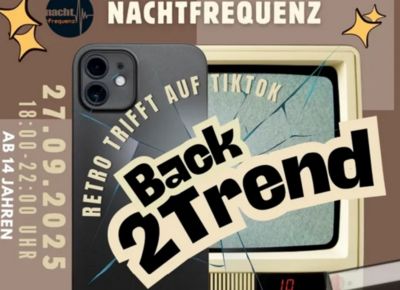 Plakat Jugendaktionsnach Back to Trend
