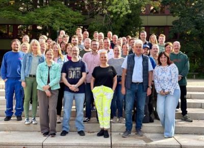 Gruppenfoto Mitarbeiter Stadt Bergkamen "Mit dem Rad zur Arbeit"