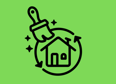 Haus das saniert wird