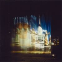 Lichtkunstwerk "Wasserleinwand"