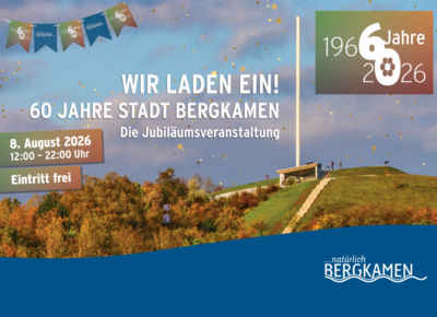 Poster Jubiläumsfeier 60 Jahre Bergkamen