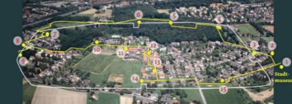 Lageplan des Römerlagers in Oberaden