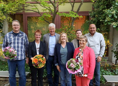 Thomas Heinzel ehrt Martina Bierkämper, Stefan Siedlaczek und Martina Seipenbusch zum Dienstjubiläum & Verabschiedung