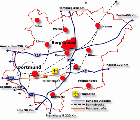Infrastruktur Bergkamen