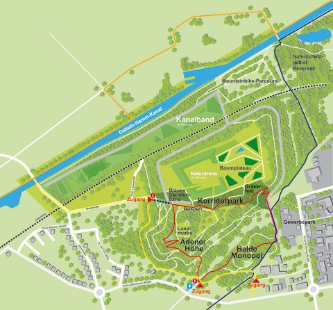Karte (Quelle: Regionalverband Ruhr, Essen)