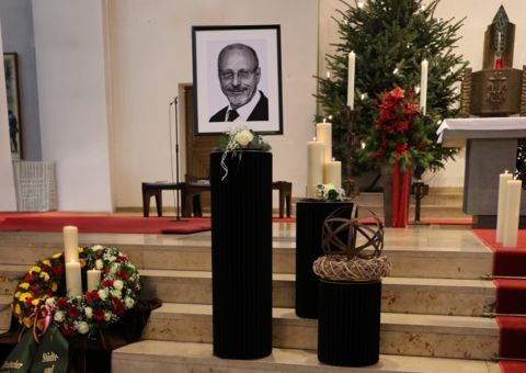 Trauerfeier Roland Schäfer Trauerbild
