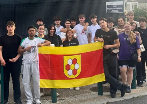 Schüler der Realschule Bergkamen in der Partnerstadt Gennevilliers