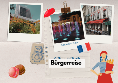 Poster Bürgerreise Gennevilliers