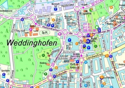 Kartenausschnitt
