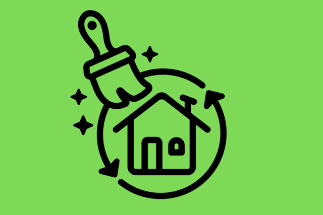 Haus das saniert wird